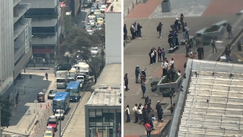 Estudiantes interrumpieron tránsito en Bogotá