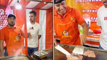 Los taqueros con trabajo preparaban