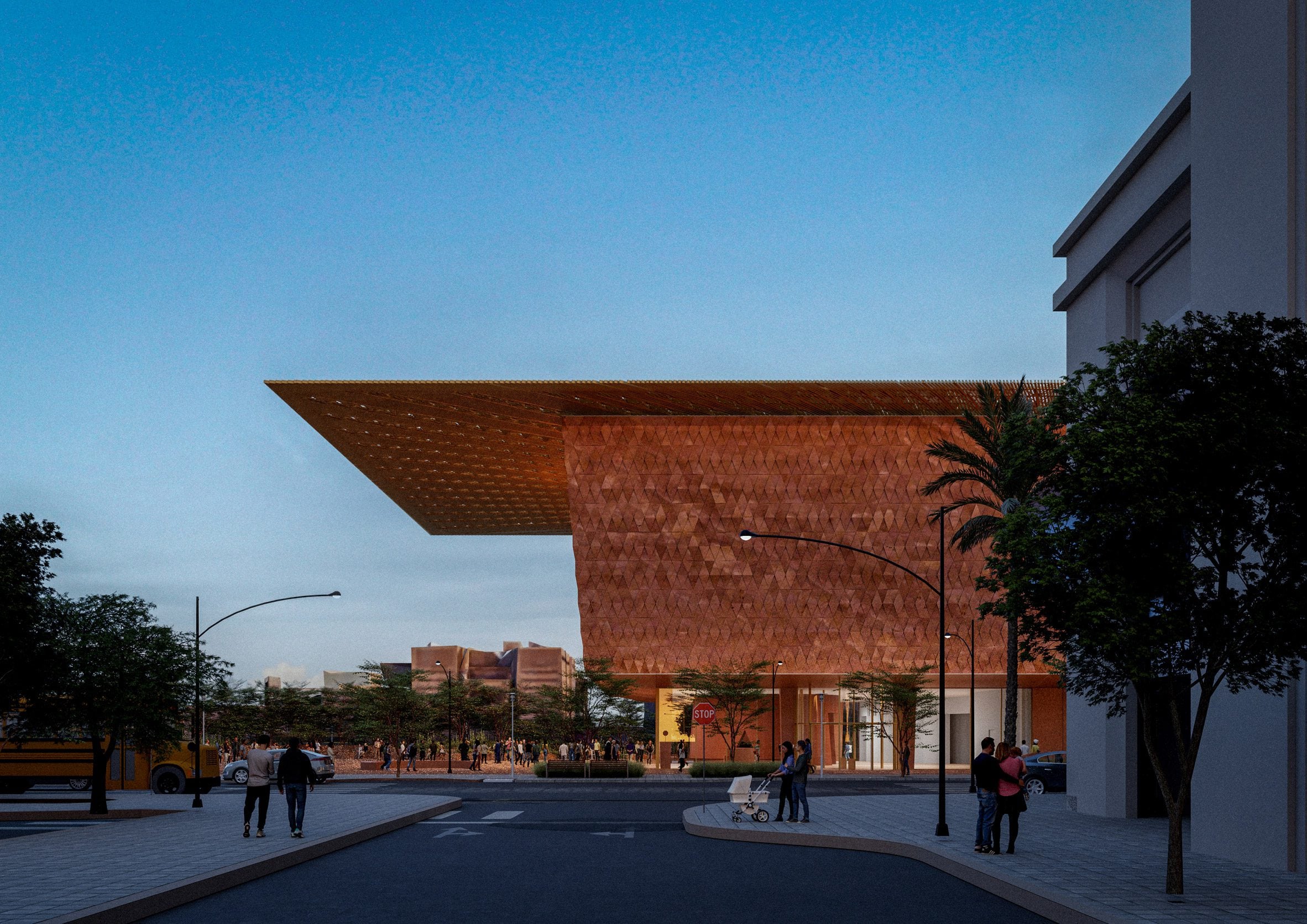 El arquitecto Francis Kéré, ganador del Premio Pritzker, lidera el diseño del nuevo museo que transformará el centro de Las Vegas - (Kéré Architecture/Cortesía del Museo de Arte de Las Vegas)