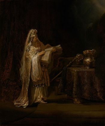 La pintura permaneció resguardada por