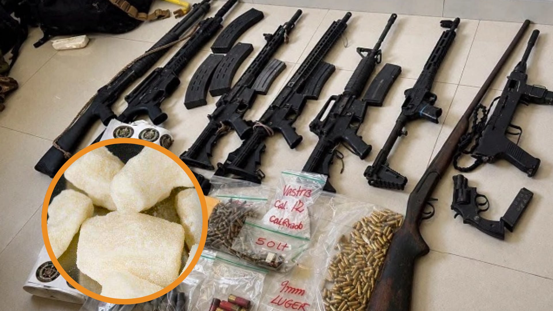 Incautan droga y armas de guerra por más de S/ 1,8 millones en laboratorio clandestino de Loreto
