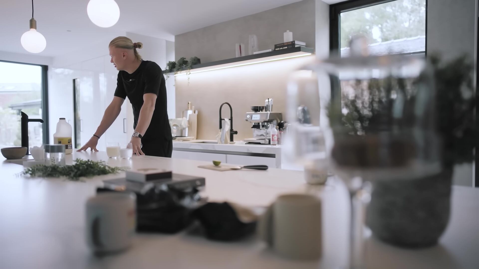 Haaland destacó su gusto por la comida