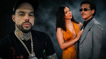 Emiliano Aguilar lanza indirecta a Christian Nodal y Ángela Aguilar tras su reaparición pública