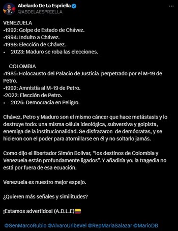 El opositor indicó que Petro