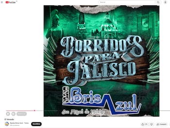 Corridos que hablan de "El Venado" en el CJNG. (Capturas de pantalla)