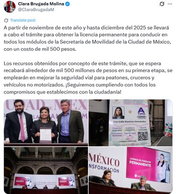 El trámite de la licencia