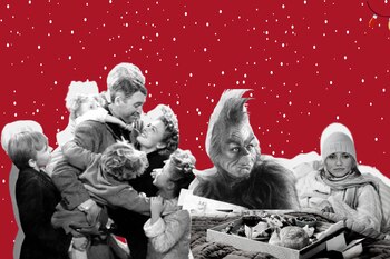 Escenas de '¡Qué bello es vivir!', 'El Grinch' y 'The Holiday'