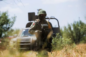 Imagen de archivo. Un soldado