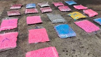 Droga sintética oculta en almohadas