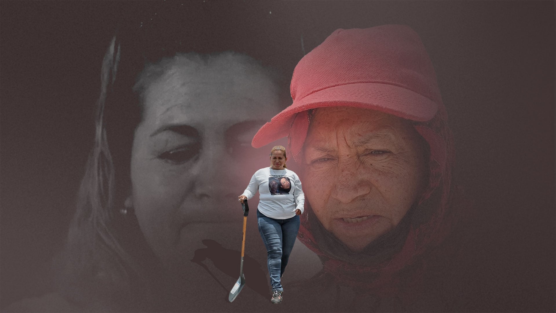 Cei Flores retomó las jornadas de búsqueda tras hallar a su hijo. | Jovany Pérez