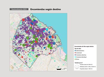 Cómo están distribuidas las obras