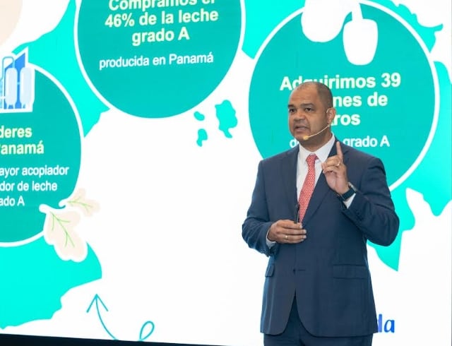 Nestali Dimitri Geneteau, gerente de Relaciones Institucionales de Productos Nevada, destacó los avances de la empresa en Panamá. (Cortesía)
