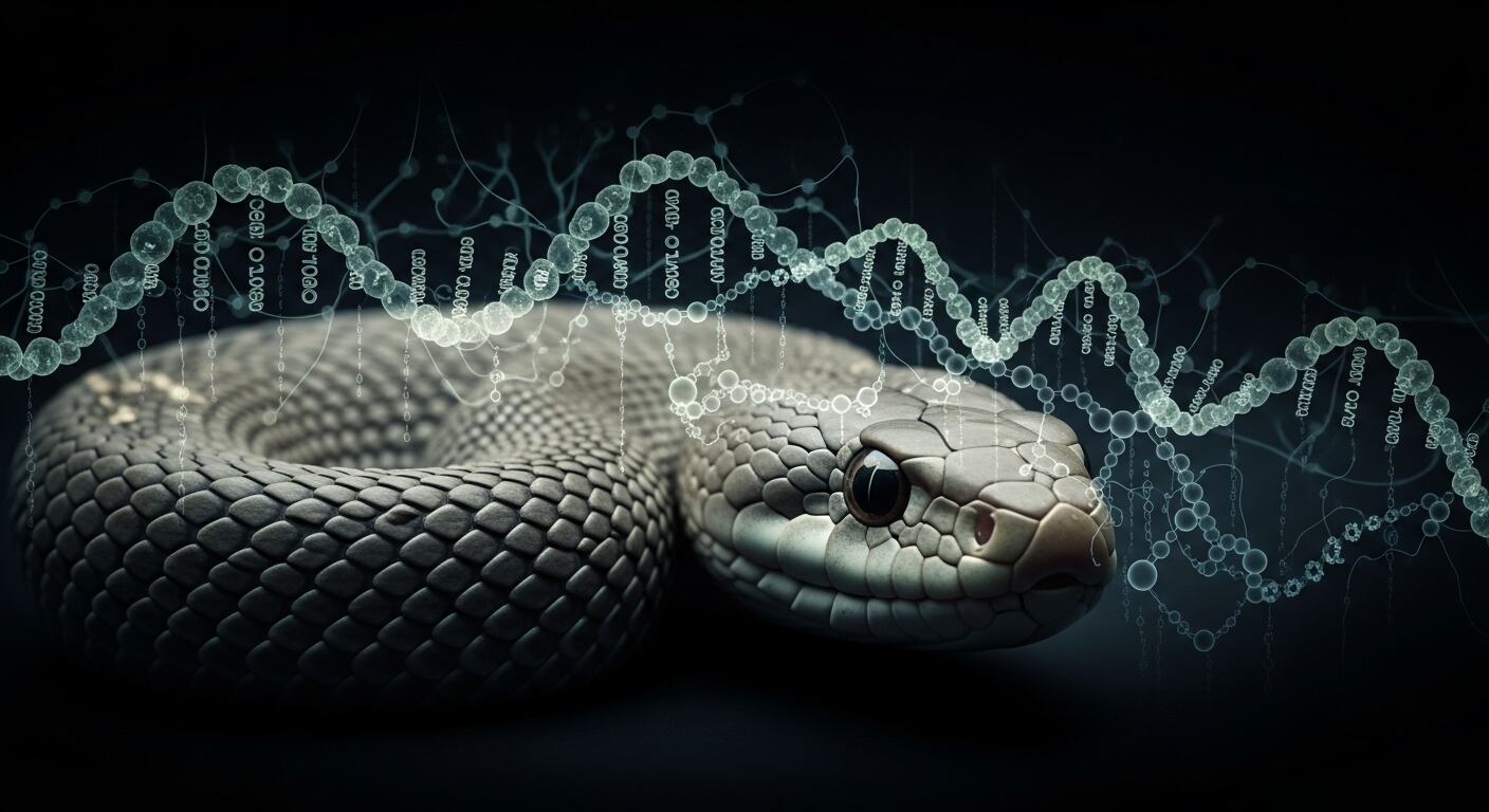 Investigadores identifican una adaptación genética en serpientes que elimina los genes responsables de producir la hormona del hambre (Imagen Ilustrativa Infobae)