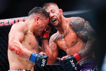 Francisco Prado y Charles Radtke en la UFC 327