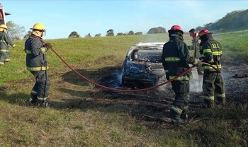 Los bomberos encontraron el cuerpo