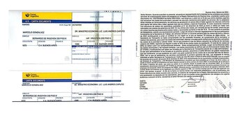 La carta documento que enviaron