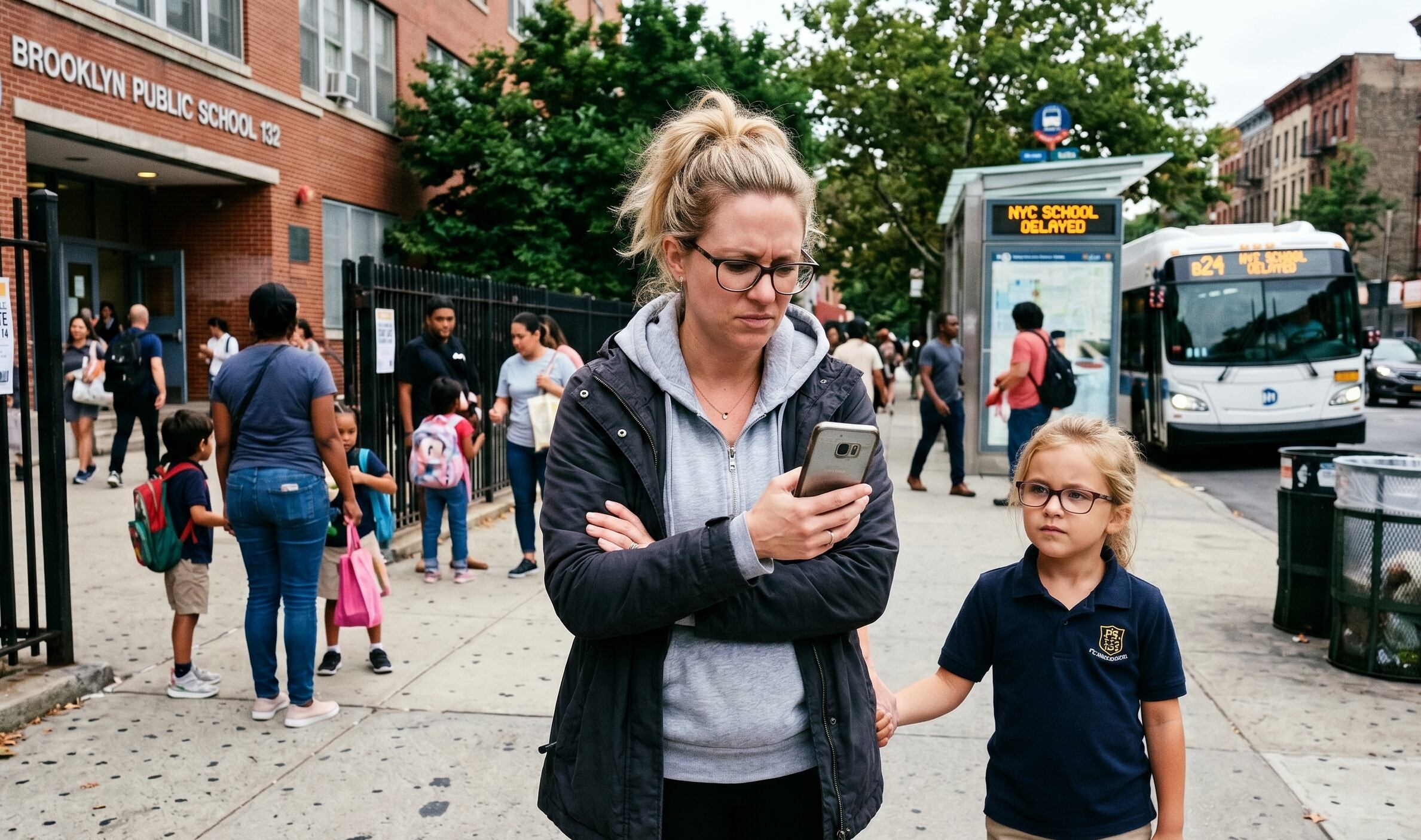 El retraso escolar obliga a padres y madres a buscar alternativas de cuidado infantil durante la semana adicional de vacaciones de verano en Nueva York (Imagen Ilustrativa Infobae)