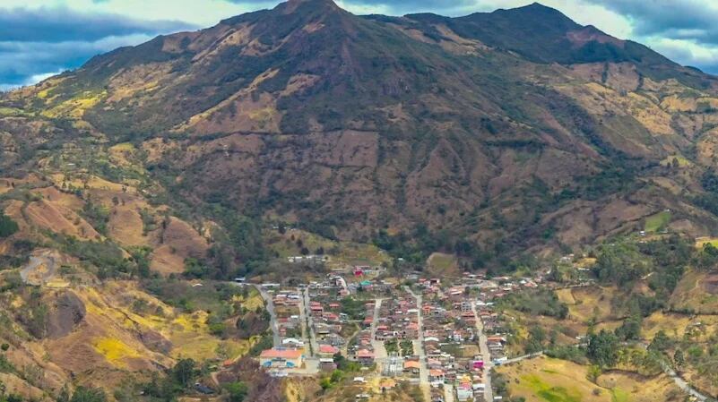 El sitio de Anganuma se encuentra en el cantón Quilanga, en el sur de Ecuador. (La Hora)