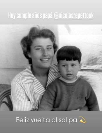 El saludo de Juana Repetto