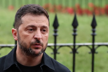 El presidente de Ucrania, Volodímir Zelensky, acusó a Bielorrusia de haber permitido el ataque ruso desde su territorio en 2022 (EFE)