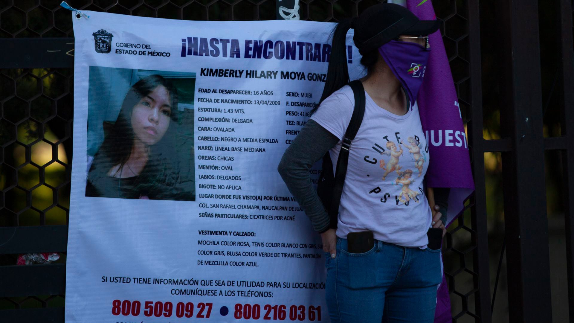 El Consejo Técnico del CCH de la UNAM exige intensificar la búsqueda de Kimberly Hilary Moya González, desaparecida hace más de cuatro meses.Crédito: Cuartoscuro