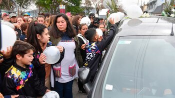 Familiares, amigos y vecinos asistieron