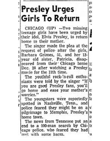 El pedido de Elvis Presley