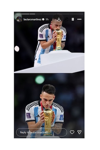 Lautaro Martínez recordó el tercer