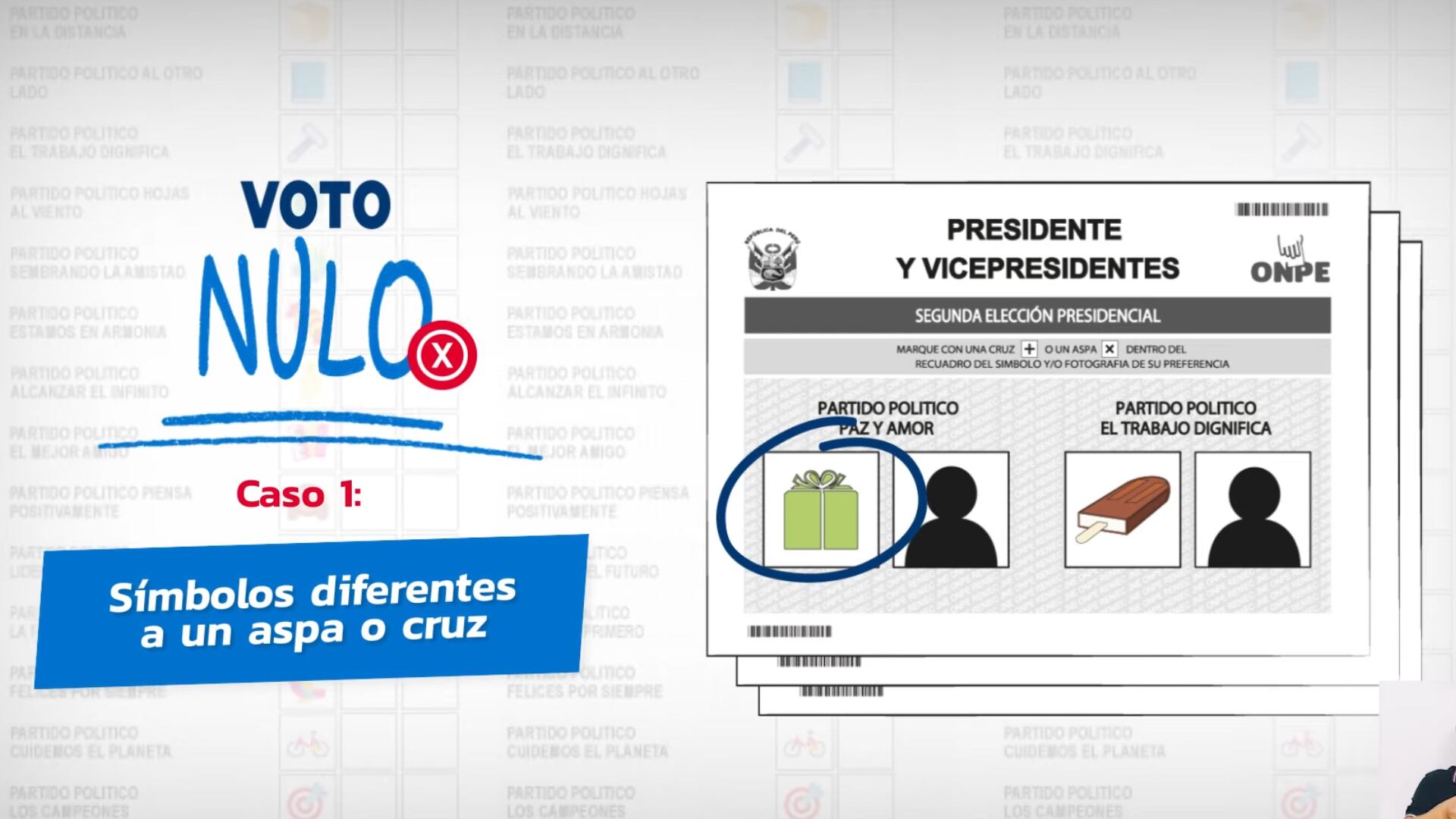 Un error al marcar la cédula puede convertir tu voto en nulo y dejarlo fuera del conteo oficial en las Elecciones 2026. Captura: YouTube ONPE