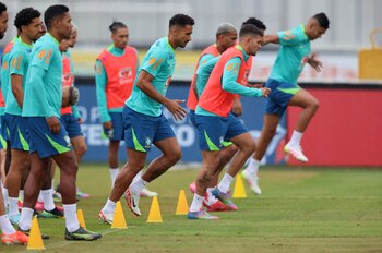La selección de Brasil se