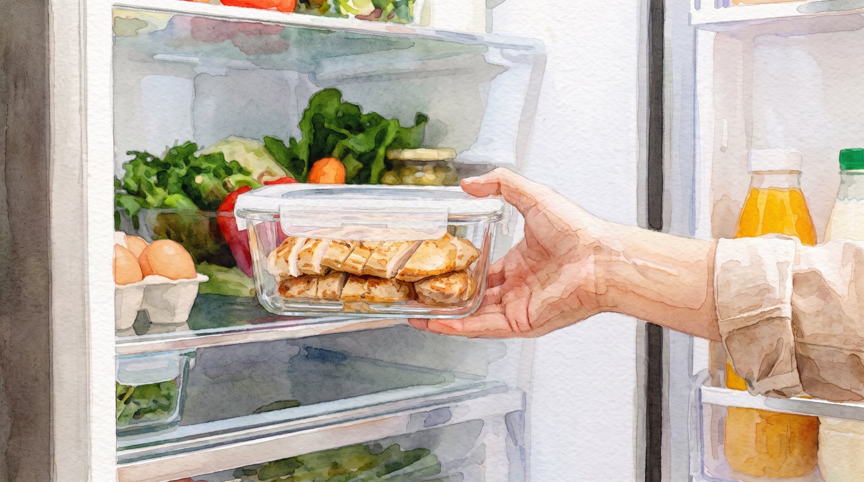La UNED recomienda mantener carnes y pollo crudos dentro de recipientes para impedir que sus líquidos entren en contacto con otros productos almacenados en la refrigeradora.(Imagen Ilustrativa Infobae)