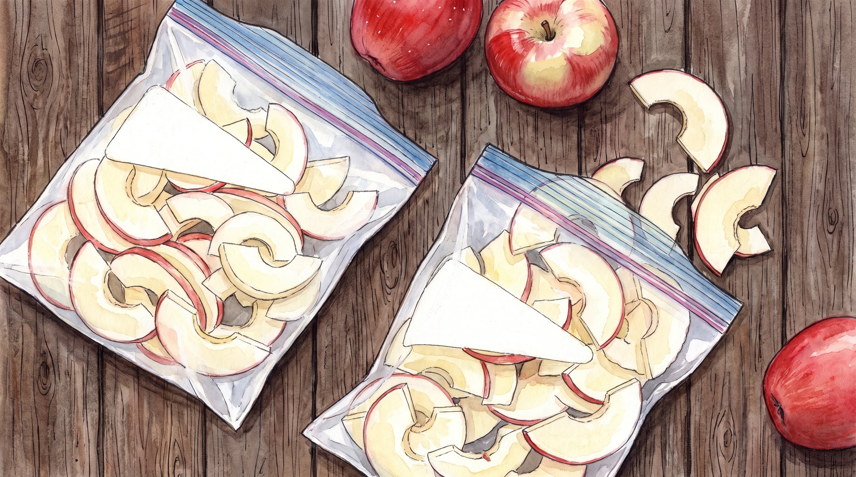 Cómo congelar manzanas: métodos recomendados por expertos según su uso posterior