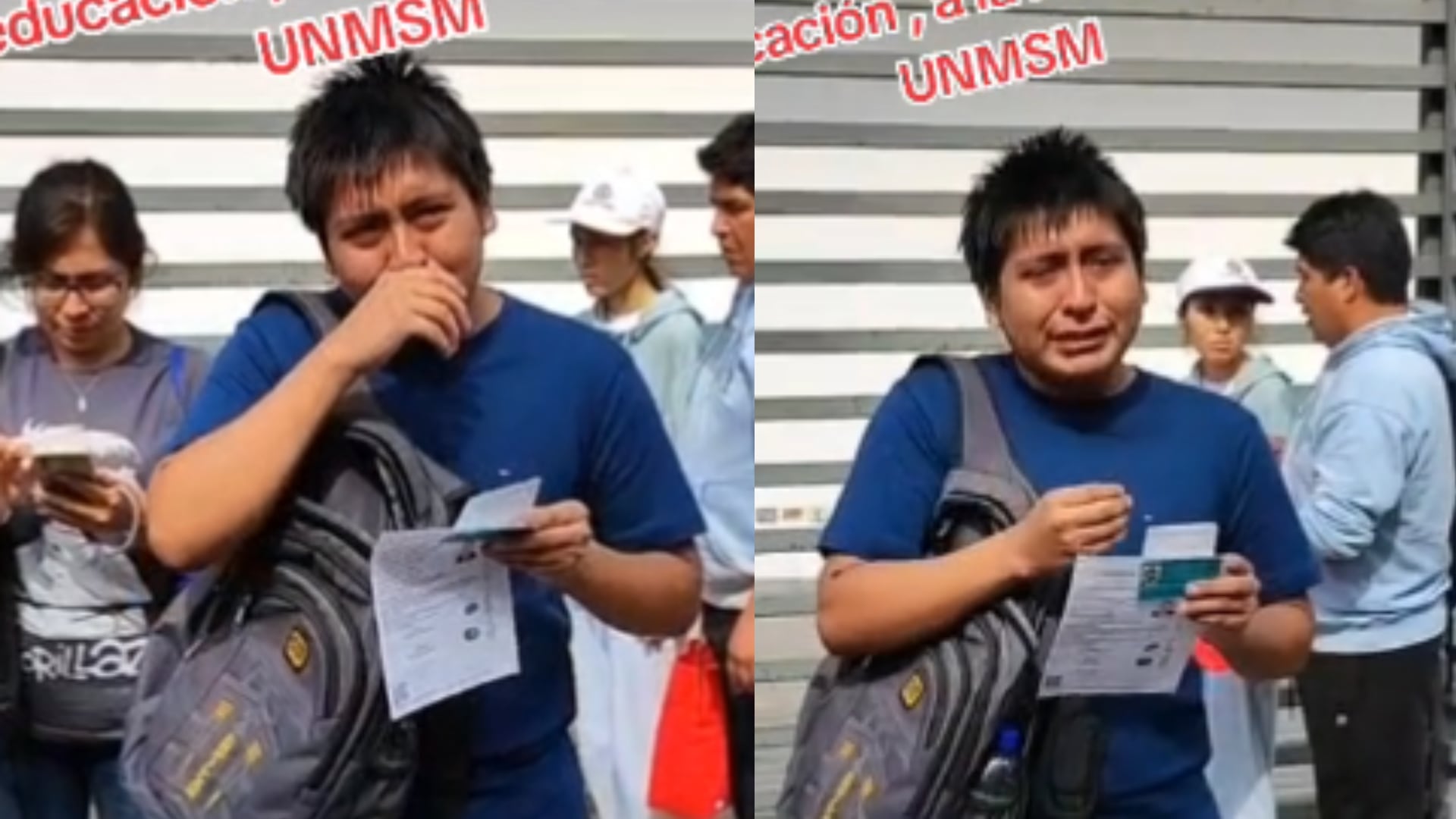 El ingresante a Contabilidad denuncia que la demora en la entrega de su certificado escolar, ajena a su responsabilidad, pone en riesgo su vacante en la UNMSM. Foto: Composición Infobae Perú