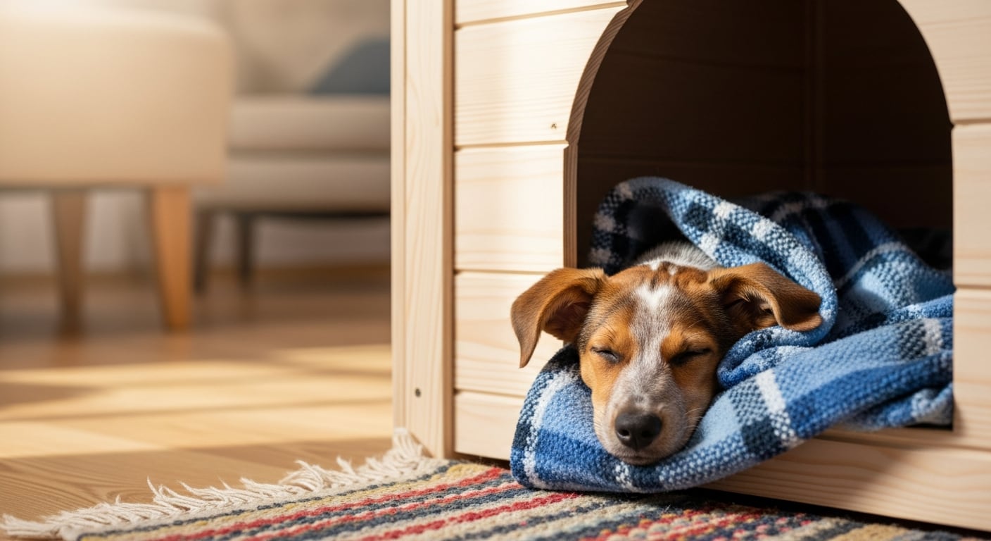 Mantener al perro seguro y abrigado durante las frías noches de invierno permitirá conservar su salud y bienestar (Imagen Ilustrativa Infobae)