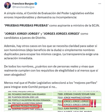 Critican los fallos cometidos por