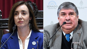 Victoria Villarruel y José Mayans