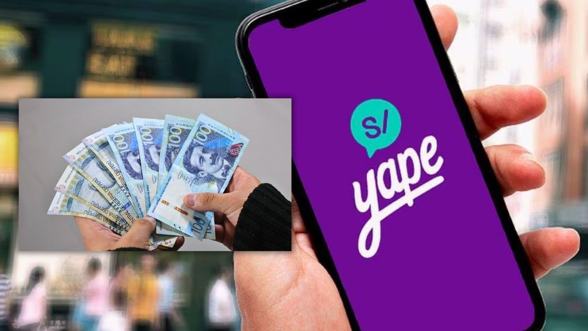 El nuevo límite mensual de monto recibido por Yape sube también con la entrada en vigencia de la nueva UIT. - Crédito Composición Infobae/Infobae/Paula Díaz/Yape