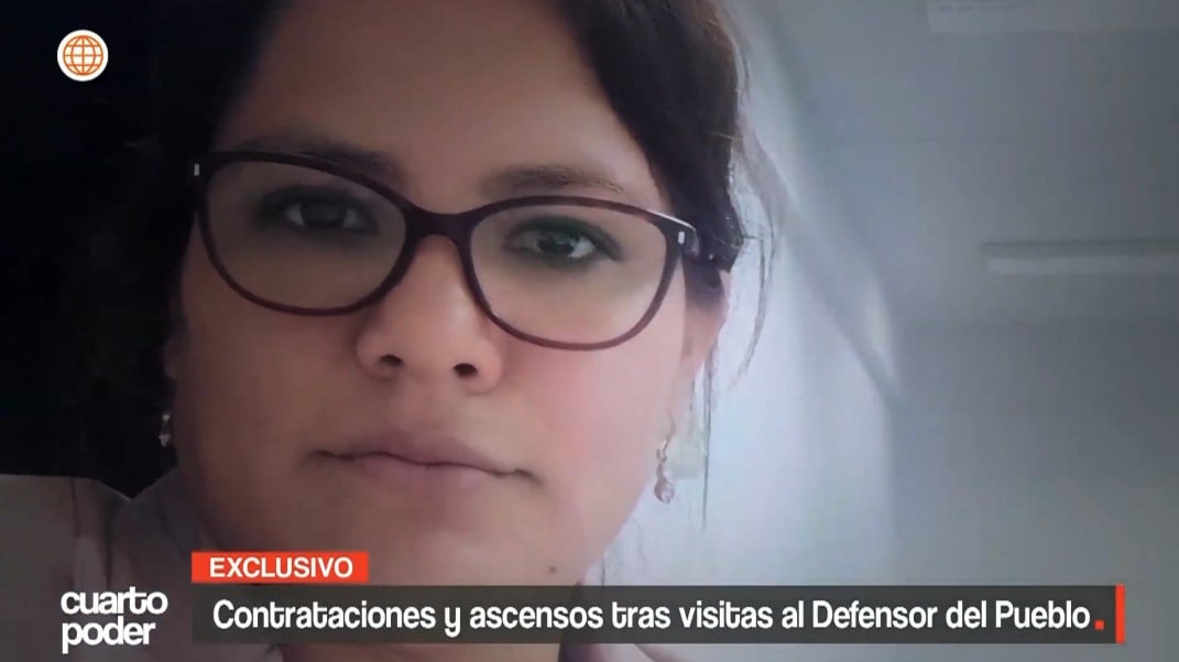Josué Gutiérrez es cuestionado por presunto favoritismo en la Defensoría: contrataciones y ascensos tras visitas a su despacho. Captura: Cuarto Poder.