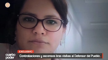 Josué Gutiérrez es cuestionado por presunto favoritismo en la Defensoría: contrataciones y ascensos tras visitas a su despacho. Captura: Cuarto Poder.