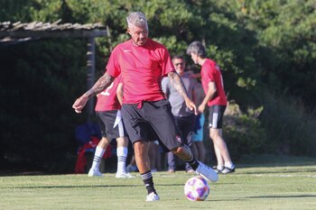 Marcelo Tinelli y un picado