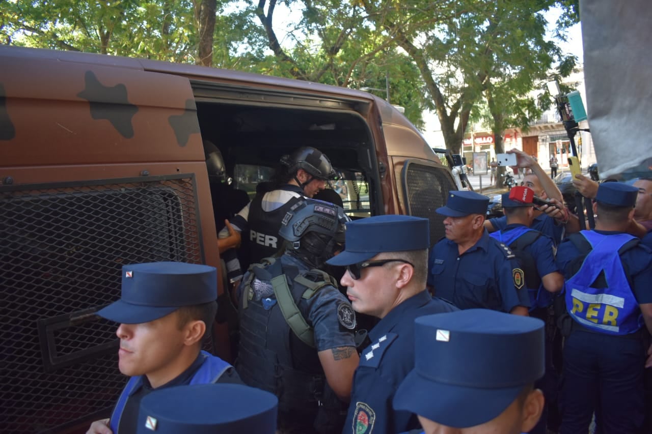 Pablo Laurta fue trasladado para declarar en Entre Ríos (Gentileza Diario Río Uruguay)