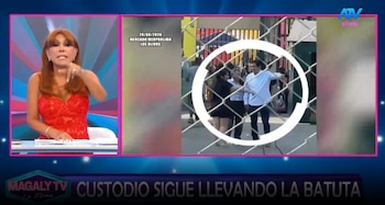Magaly Medina acusa a Óscar Custodio de intentar “lavarse las manos” tras anunciar su retiro de La Bella Luz. Captura: Magaly TV La Firme.