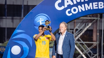 Él es José Escorcia, el campeón con la selección Colombia y goleador del Sudamericano Sub17
