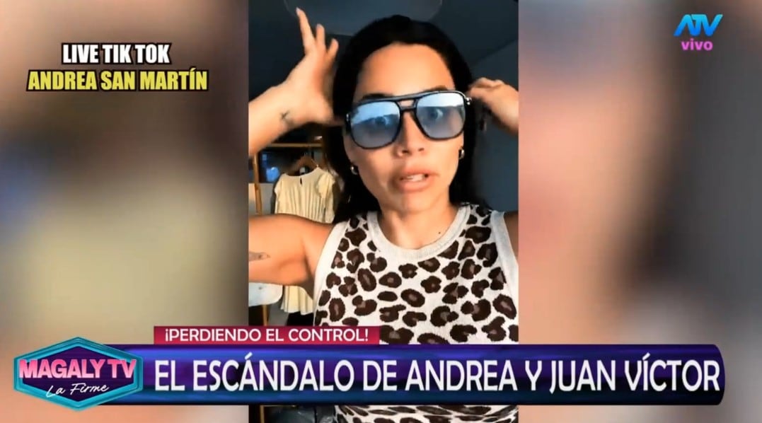 Andrea San Martín tiene prohibido acercarse a su hija y su abogado cuestiona su detención. Captura: Magaly TV La Firme.