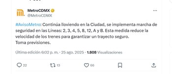 (X/ @MetroCDMX)