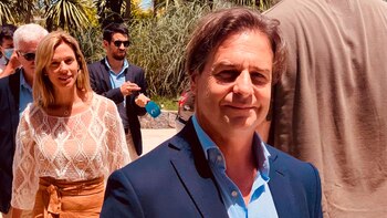 El presidente uruguayo, Luis Lacalles