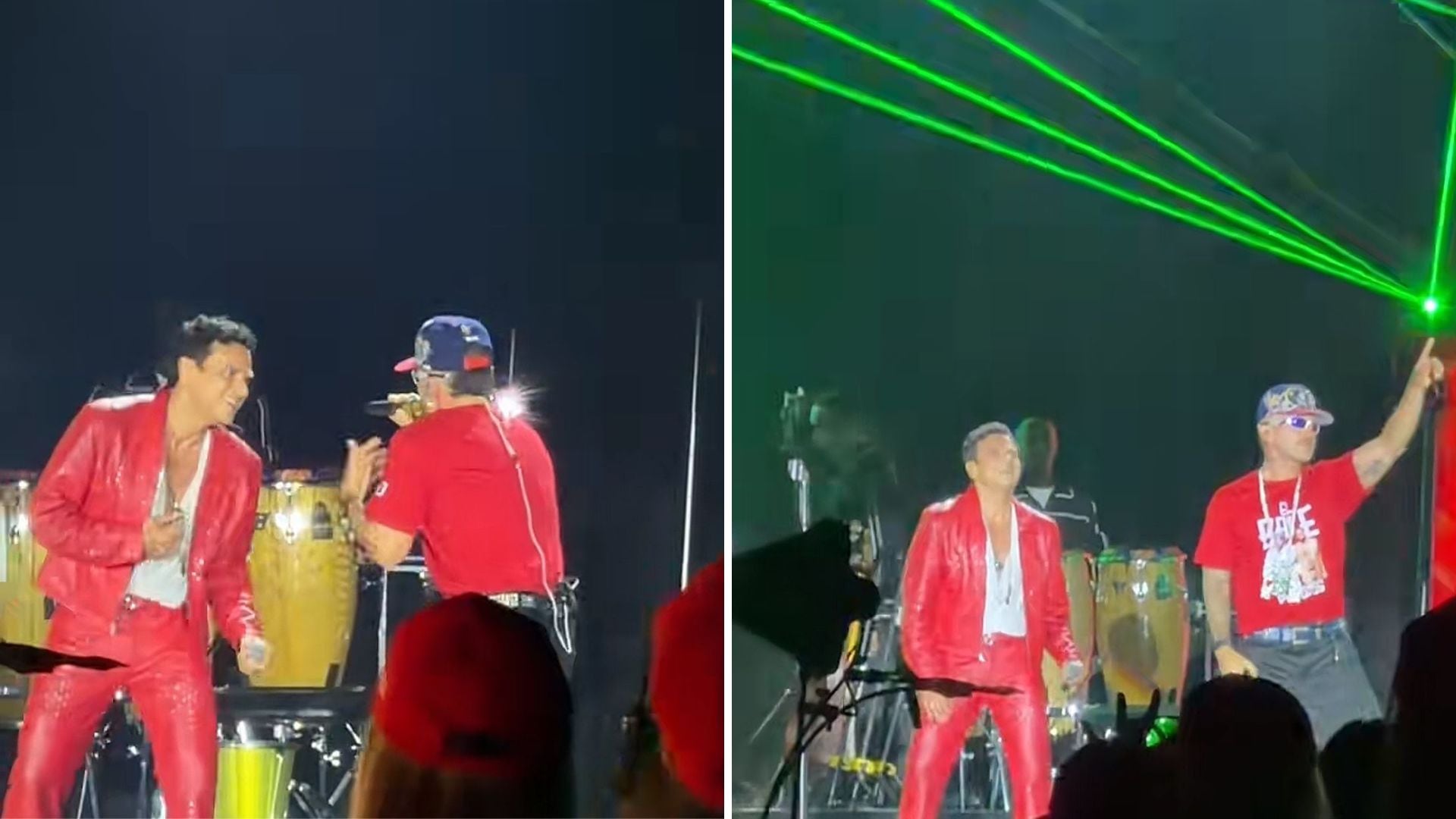 Redes sociales explotan tras la colaboración sorpresa de Feid y Silvestre Dangond en Bogotá - crédito @juanjo_guerrero14/TikTok