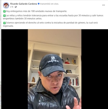 Ricardo Gallardo, gobernador de SLP,