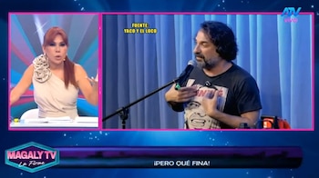 Tilsa Lozano revive episodio con Yaco Eskenazi y Magaly Medina la lapida: “Esto habla mal de ti”. Captura: Magaly TV La Firme.