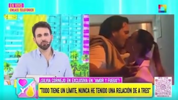 Silvia Cornejo revela qué le dijo Jean Paul Gabuteau para salir con Analía Jiménez mientras ella estaba embarazada. Captura: Amor y Fuego.